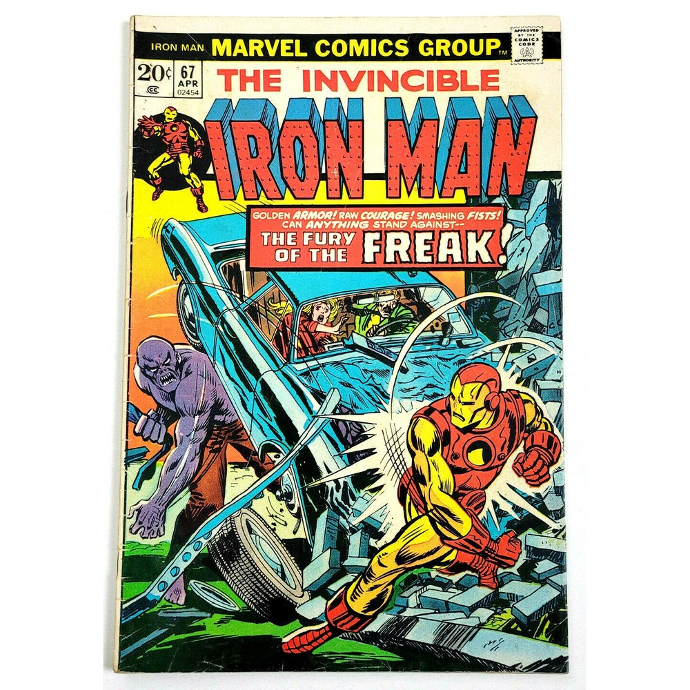 IRON MAN # 67 - (1974) THE FREAK APPEARANCE